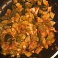 El cooksnap de Ramon Robles cuando hizo Calabacitas a la mexicana.