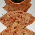 Ruhi khaan का कुकस्नैप जब उन्होंने आलू गाजर पराठा (aloo gajar paratha recipe in Hindi) बनाया था।