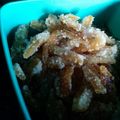 El cooksnap de Lenur cuando hizo Cascaritas de naranja.