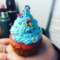 El cooksnap de candy calleros cuando hizo Muffins de vainilla y rellenos.