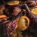 Erika Juhász Cooksnap-ja, amikor elkészítette a(z) Rozmaringos-narancsos kacsasült receptet.