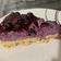 El cooksnap de Claudia Farah cuando hizo Cheesecake de arándanos.
