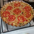 El cooksnap de Agustin Garay cuando hizo Tarta caprese fácil.
