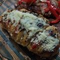 El cooksnap de Ale Jandra cuando hizo Papas al horno estilo acordeón rellenas.