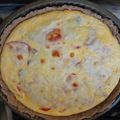 El cooksnap de Lil Surraco cuando hizo Tarta de calabacín, puerro y cebolla con masa integral.