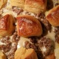 letrease's cooksnap of when they made Biscuits and Gravy Casserole.