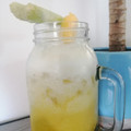 El cooksnap de Bibi García cuando hizo Agua de piña con apio.