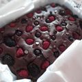El cooksnap de Toni Martín cuando hizo Brownie con arándanos y un toque de toffee.