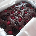 El cooksnap de Toni Martín cuando hizo Brownie con arándanos y un toque de toffee.