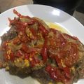 El cooksnap de Kmy Leiva cuando hizo Muslos de pollo agridulces en olla a presión.