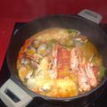 El cooksnap de Cherete Mc Rallye cuando hizo Rape con almejas y gambas en salsa.
