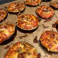 El cooksnap de Bea M cuando hizo Mini pizzas en base de berenjena 🍆.