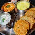 Meenakshi Verma( Home Chef) का कुकस्नैप जब उन्होंने राजगिरा शकरकंदी की पूरी और व्रत वाले आलू की तरी वाली सब्जी बनाया था।