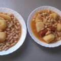 El cooksnap de silviafr34 cuando hizo Alubias Blancas con Chorizo.