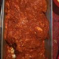 El cooksnap de Arianna Carmona cuando hizo Pierna de cerdo enchilada / adobada.
