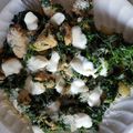 El cooksnap de Noelia Sánchez Prieto cuando hizo Salteado de espinacas con pavo gratinadas.