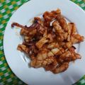 Cooksnap của Thu Mèo khi họ làm theo món Mực xào sa tế 🥢🥣