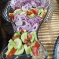 Rehana Wasim's cooksnap of when they made Salad😍.
