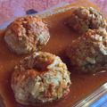 El cooksnap de Ramón Sereno cuando hizo Albóndigas rellenas de huevo.
