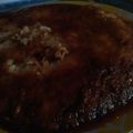 El cooksnap de Karina Larroza cuando hizo Budín de pan.