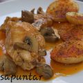 El cooksnap de Gema la gaditana cuando hizo Pollo en salsa con champiñones.