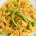 pushpalata yadav's cooksnap of when they made Spicy garlic vermicelli.
