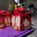 El cooksnap de Priscila Soto cuando hizo Mini cheesecake de frutos rojos.