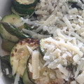 El cooksnap de Cora cuando hizo Espárragos y Zucchinis Asados con Limón y Parmesano.