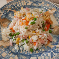 El cooksnap de Las Cocinitas🍝🍳 cuando hizo Arroz estilo tres delicias.