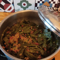 El cooksnap de Meri López Carrillo cuando hizo Judías verdes con jamón con Thermomix.