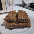 El cooksnap de Maria gangara Jiménez cuando hizo Galleta/barrita de plátano con muesli integral.