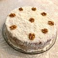 El cooksnap de Patricia Quiroga Newbery cuando hizo Torta de nueces económica y sin horno.