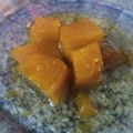 El cooksnap de Facundo Marquez cuando hizo Zapallo calabaza en almíbar.