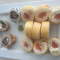 El cooksnap de Cora cuando hizo Sushi "California roll".