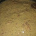 El cooksnap de Pierrot cuando hizo Salsa de queso crema y jamón.