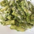 El cooksnap de Mipsiko cuando hizo Pasta con pesto de pistachos.