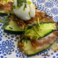 El cooksnap de Irene-Guirao cuando hizo Rollitos de calabacín gratinados rellenos de jamón y queso en Airfryer Cosori.