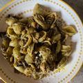 M's cooksnap of when they made Salmon Asparagus pasta seasoned with butter/soy sauce combo.