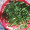 El cooksnap de Carla Santucho cuando hizo Ensalada de radicheta/achicoria con ajo y huevo.