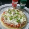 Dipal Parmar's cooksnap of when they made હોમમેડ પિઝા (without yeast)(home-made pizza recipe in gujarati).