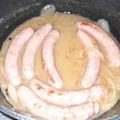 El cooksnap de Jose Noguera Alcaraz cuando hizo Salchichas con vino blanco.