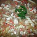 KyleB's cooksnap of when they made Chicken noodle soup- easy.