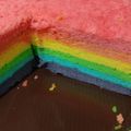 Cooksnap dari vin untuk resep Steamed Rainbow Cake Ny.Liem