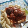 El cooksnap de Margarita Leal cuando hizo Albóndigas en salsa de tomates.
