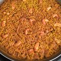 El cooksnap de Julián cuando hizo Fideuá.