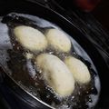 El cooksnap de Luciia Orellana cuando hizo Bombas de Papa rellenas con queso.