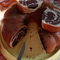 El cooksnap de Mirna Coronel cuando hizo Torta marmolada vegana.