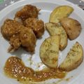 El cooksnap de Fabiana Barés cuando hizo Solomillo de cerdo con salsa de manzana y cebolla.