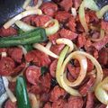 El cooksnap de Deysi cuando hizo Chorizo guisado.