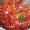 El cooksnap de Rut elena Vaca cuando hizo Morrones agridulces. Conserva fácil.